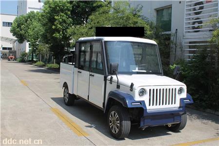  电动皮卡车四轮四座巡逻车